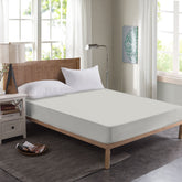 Terry Cotton Waterproof Mattress Protector White  Color Fitted Style